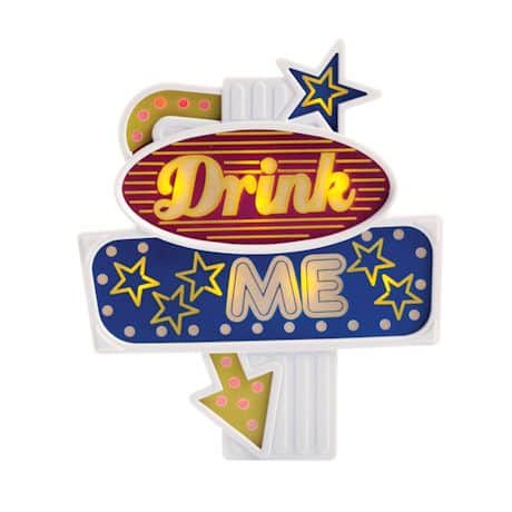 Flashing Led Food Toppers - Drink Me